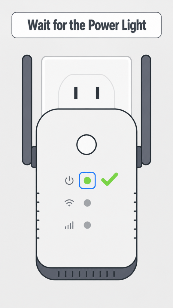 Wait for the Power Light