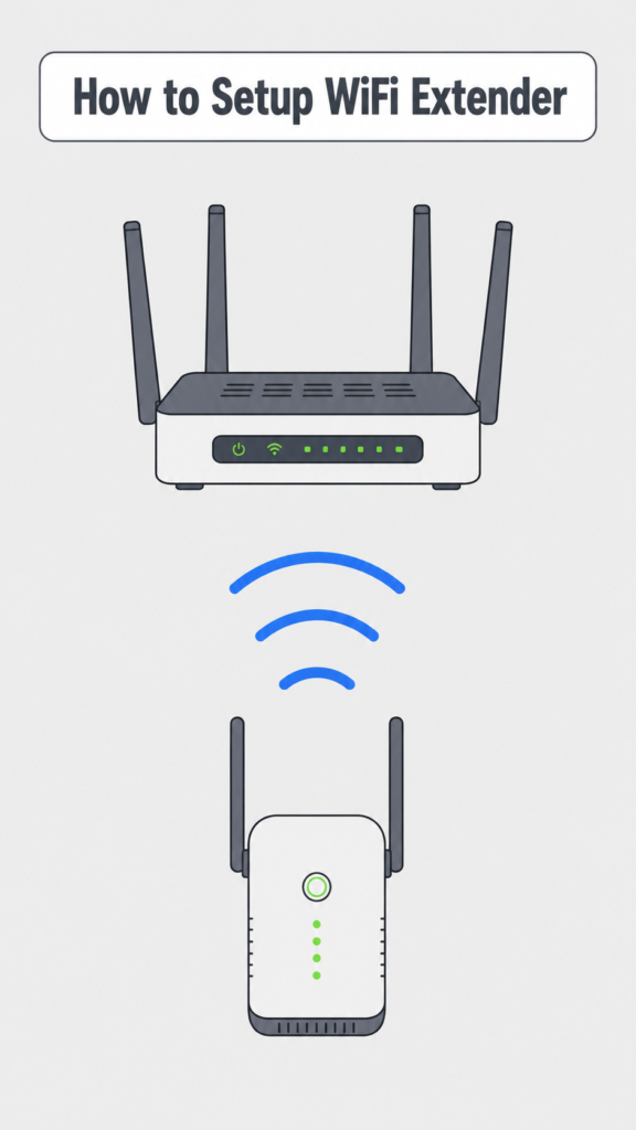 how to setup wifi extender