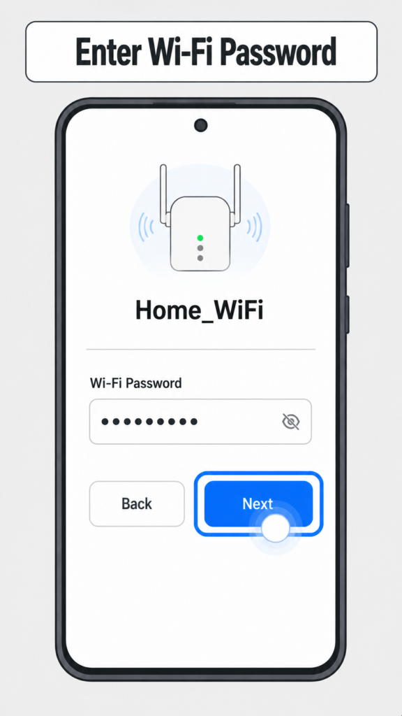 Enter Wi-Fi Password